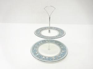 WEDGWOOD　ウェッジウッド　フロレンティーンターコイズ　ティースタンド　洋食器